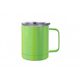 10oz/300ml Glitter Sparkling Stainless Steel Coffee Cup (Green)（10/pack）